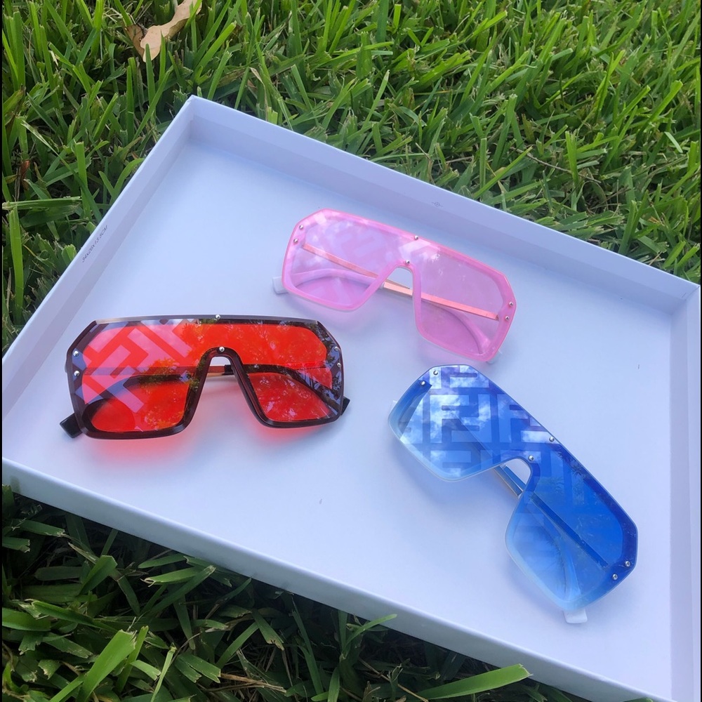 Oversized Sunglasses, Mirrored lenses